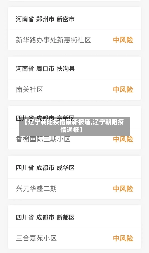 【辽宁朝阳疫情最新报道,辽宁朝阳疫情通报】