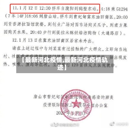 【最新河北疫情,最新河北疫情轨迹】