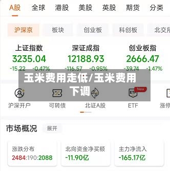 玉米费用走低/玉米费用下调-第2张图片