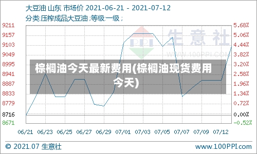 棕榈油今天最新费用(棕榈油现货费用今天)