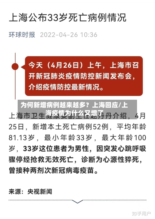 为何新增病例越来越多？上海回应/上海疫情为什么又增了