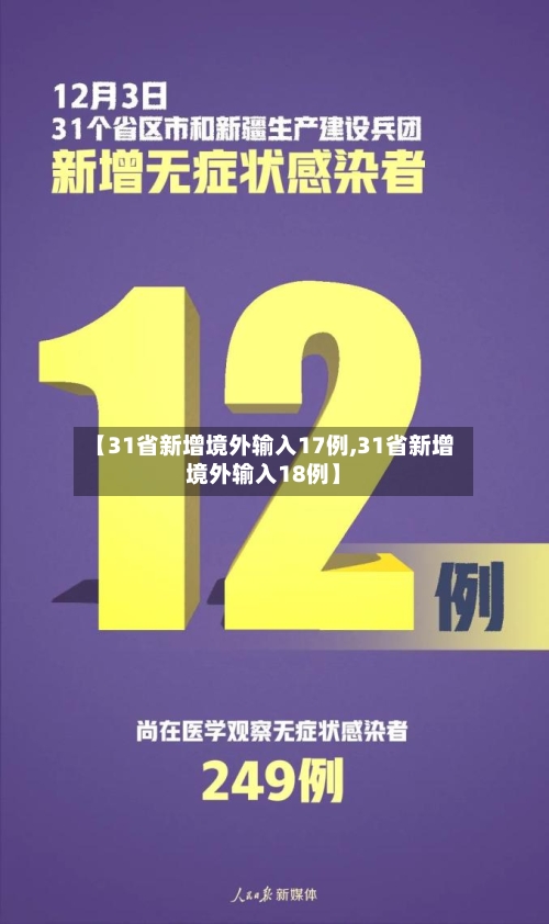【31省新增境外输入17例,31省新增境外输入18例】
