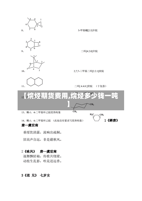 【烷烃期货费用,烷烃多少钱一吨】-第3张图片