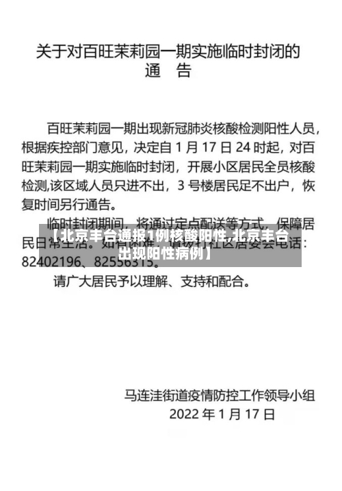 【北京丰台通报1例核酸阳性,北京丰台出现阳性病例】-第2张图片