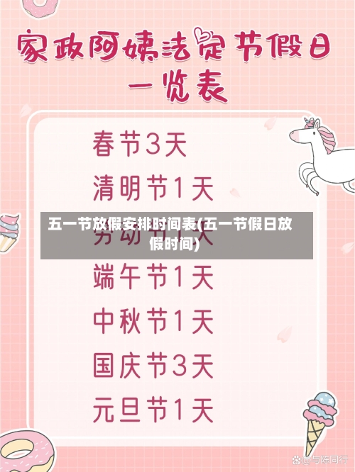 五一节放假安排时间表(五一节假日放假时间)-第2张图片