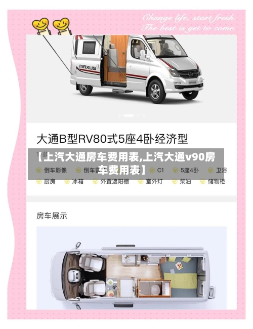 【上汽大通房车费用表,上汽大通v90房车费用表】-第2张图片