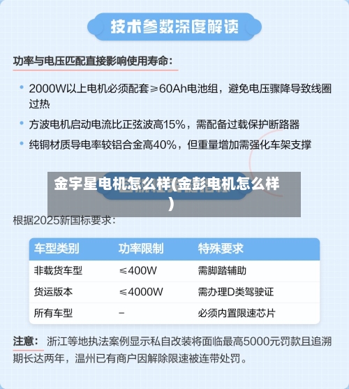 金宇星电机怎么样(金彭电机怎么样)