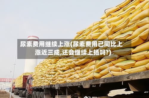 尿素费用继续上涨(尿素费用已同比上涨近三成,还会继续上扬吗?)