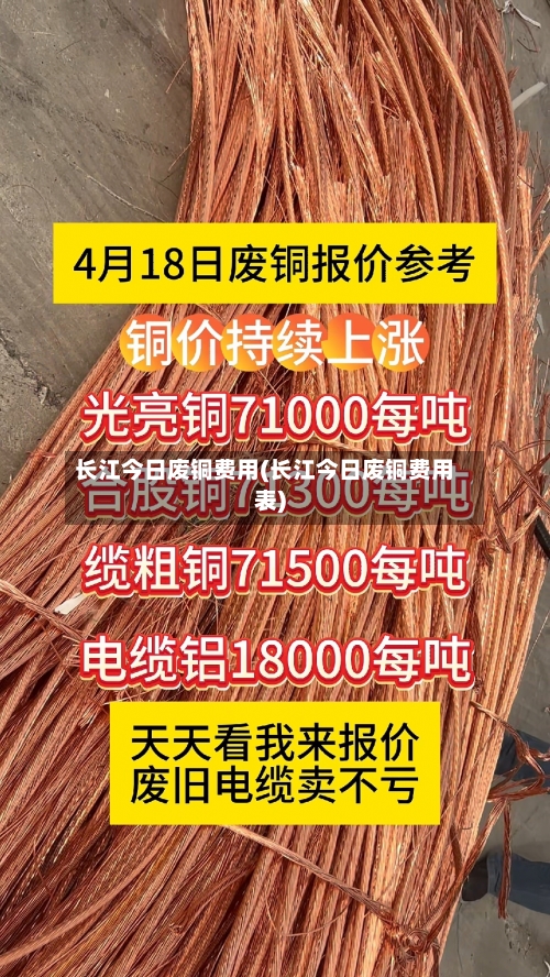 长江今日废铜费用(长江今日废铜费用表)