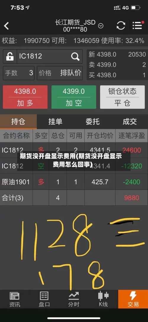 期货没开盘显示费用(期货没开盘显示费用怎么回事)-第2张图片