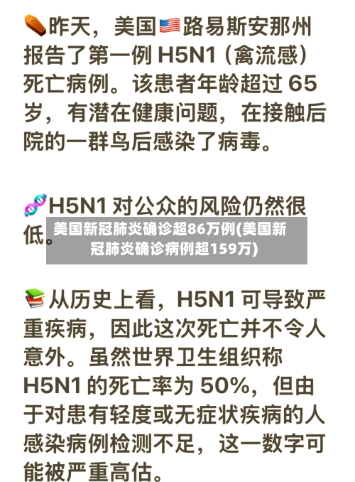 美国新冠肺炎确诊超86万例(美国新冠肺炎确诊病例超159万)-第3张图片